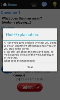 English Listening Test android App screenshot 1